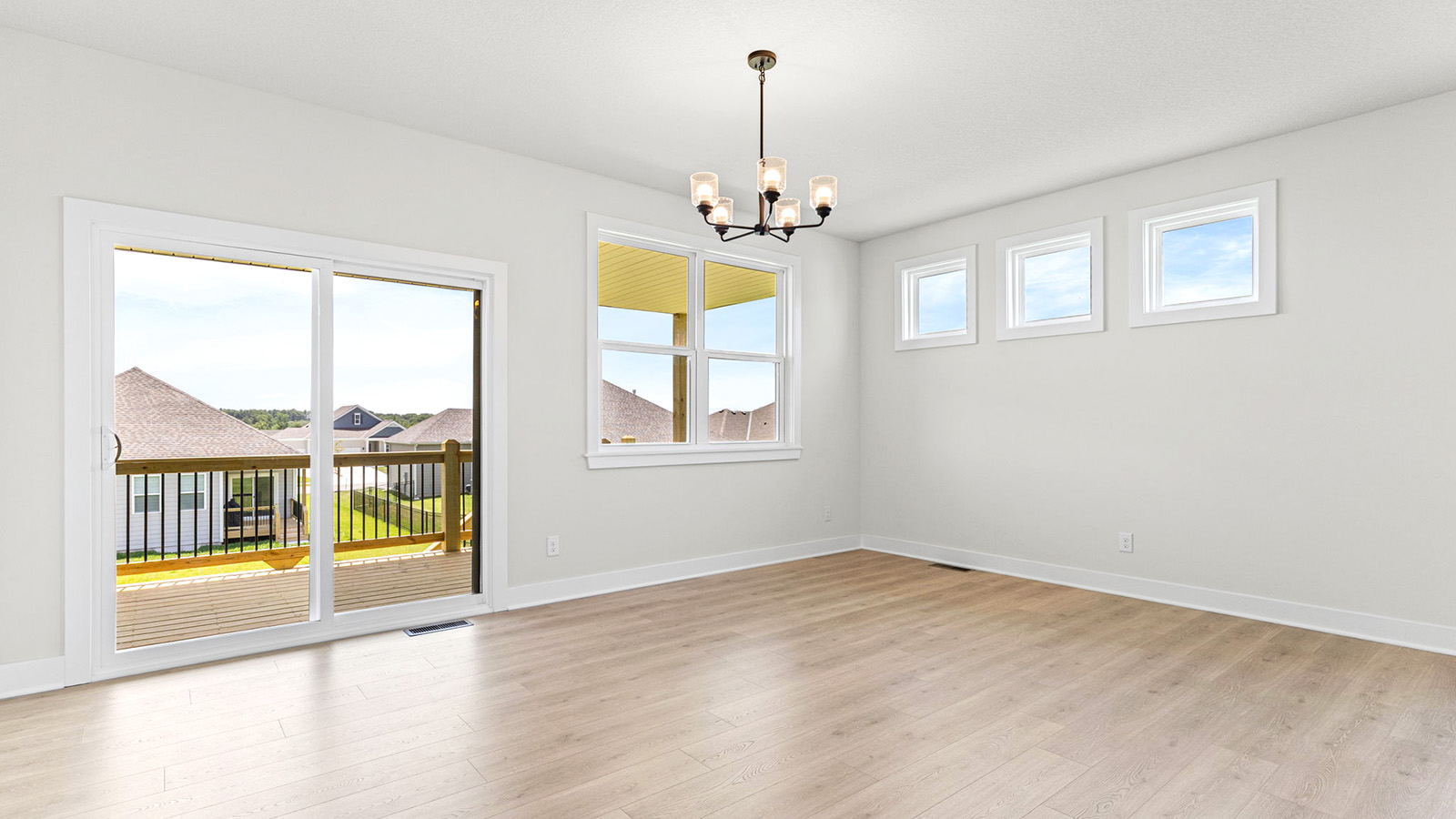 Dining area off of kitchen