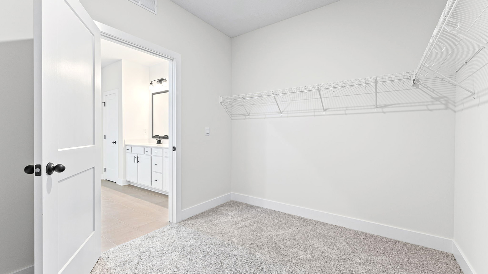 Primary walk-in closet