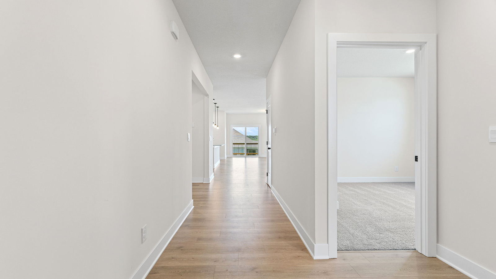Welcoming foyer with view of front door