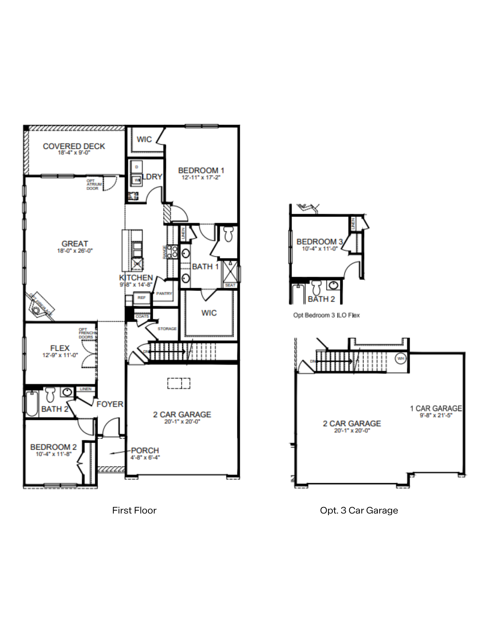 Clifton first floor plan