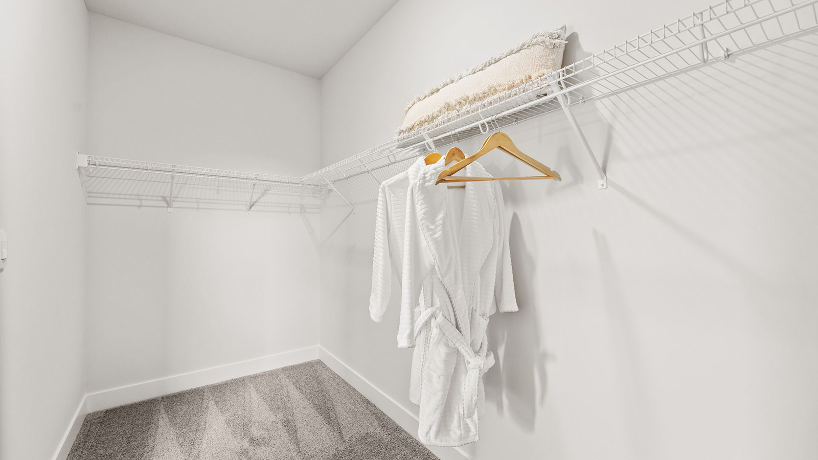 Primary walk in closet