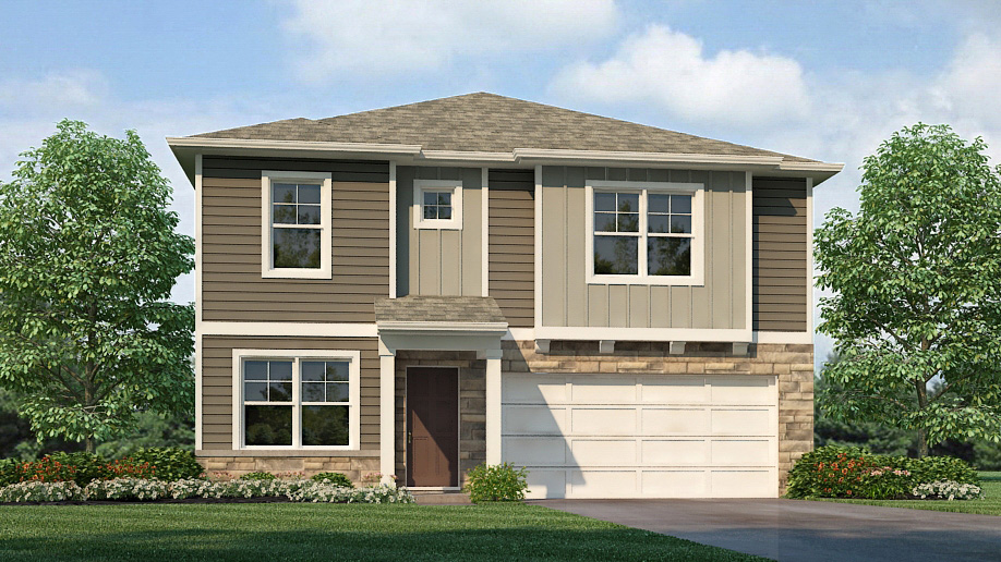Holcombe Front Exterior Rendering
