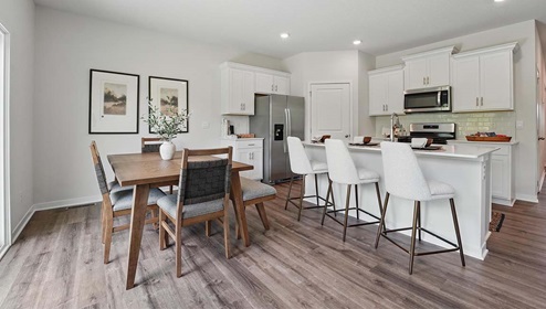 Breakfast area beside kitchen