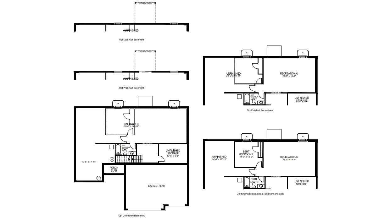 Basement floor plan