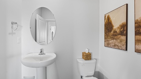 Powder bathroom