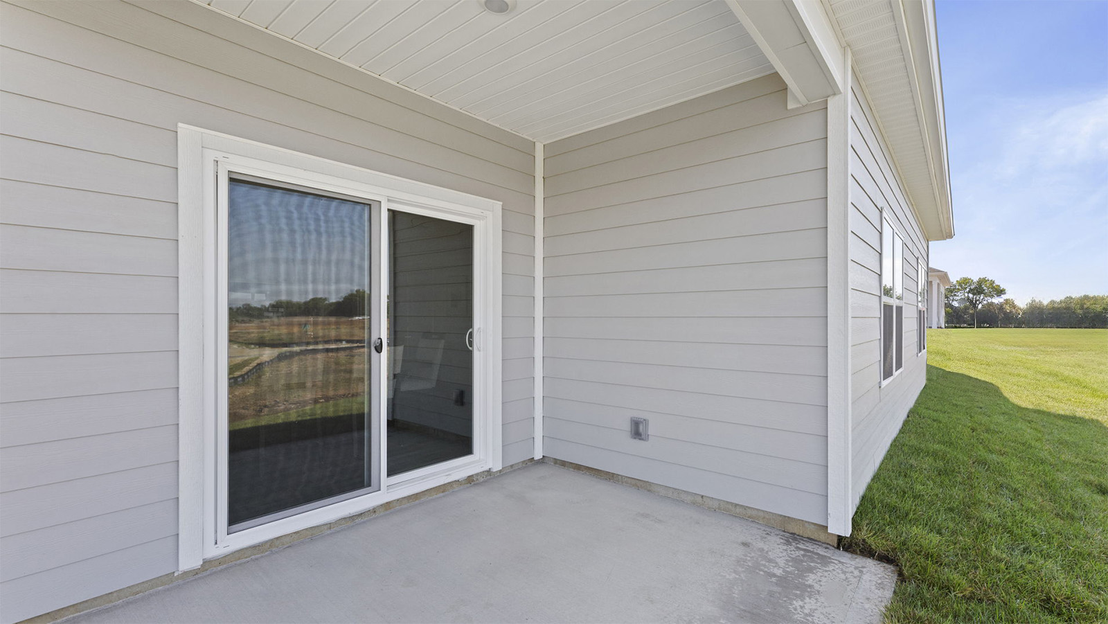 Covered back porch