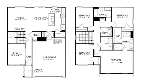 Bellamy main and second floor