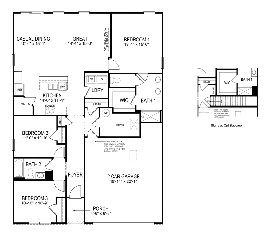 Newcastle floor plan 1