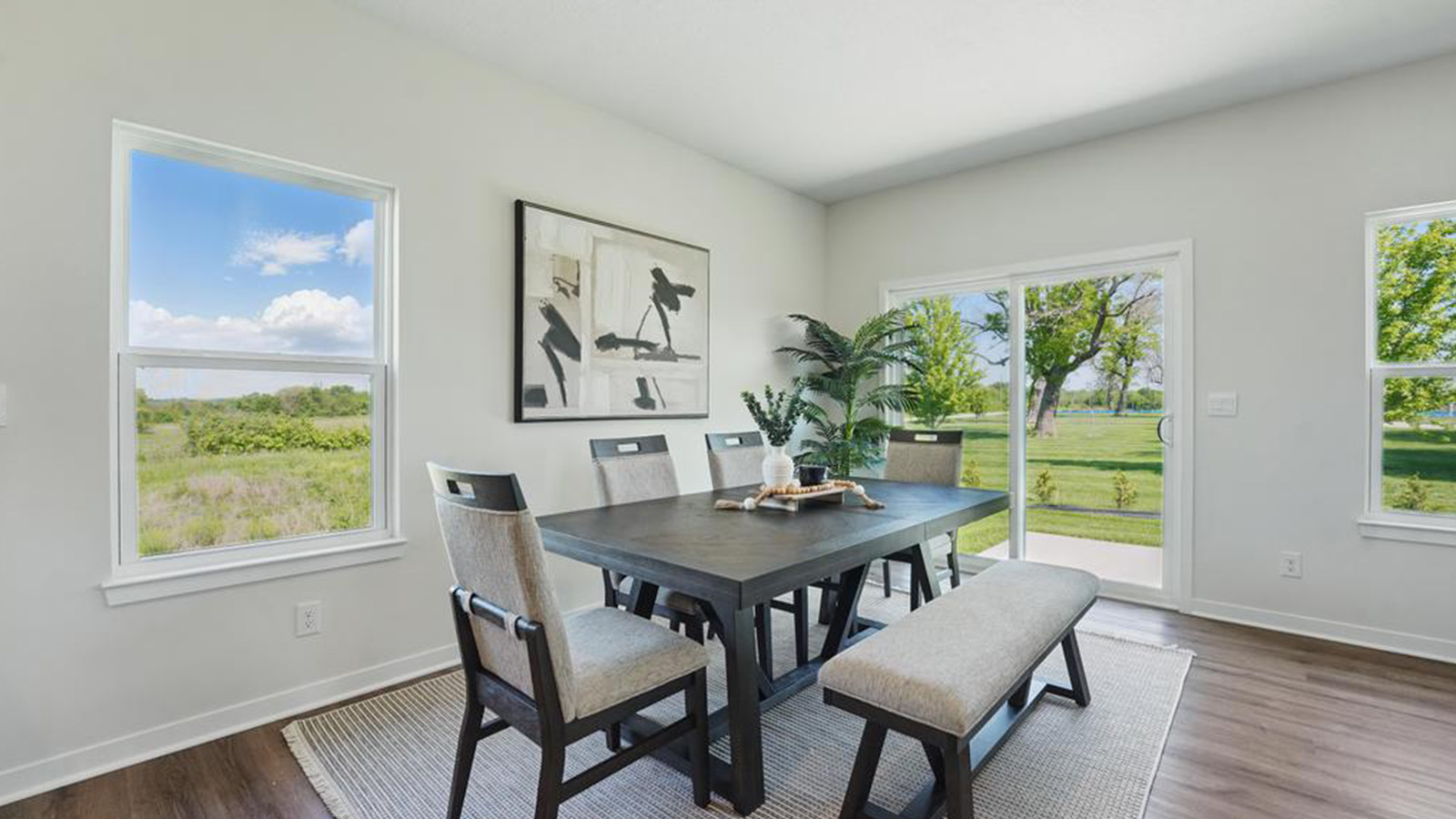 Dining area off of kitchen