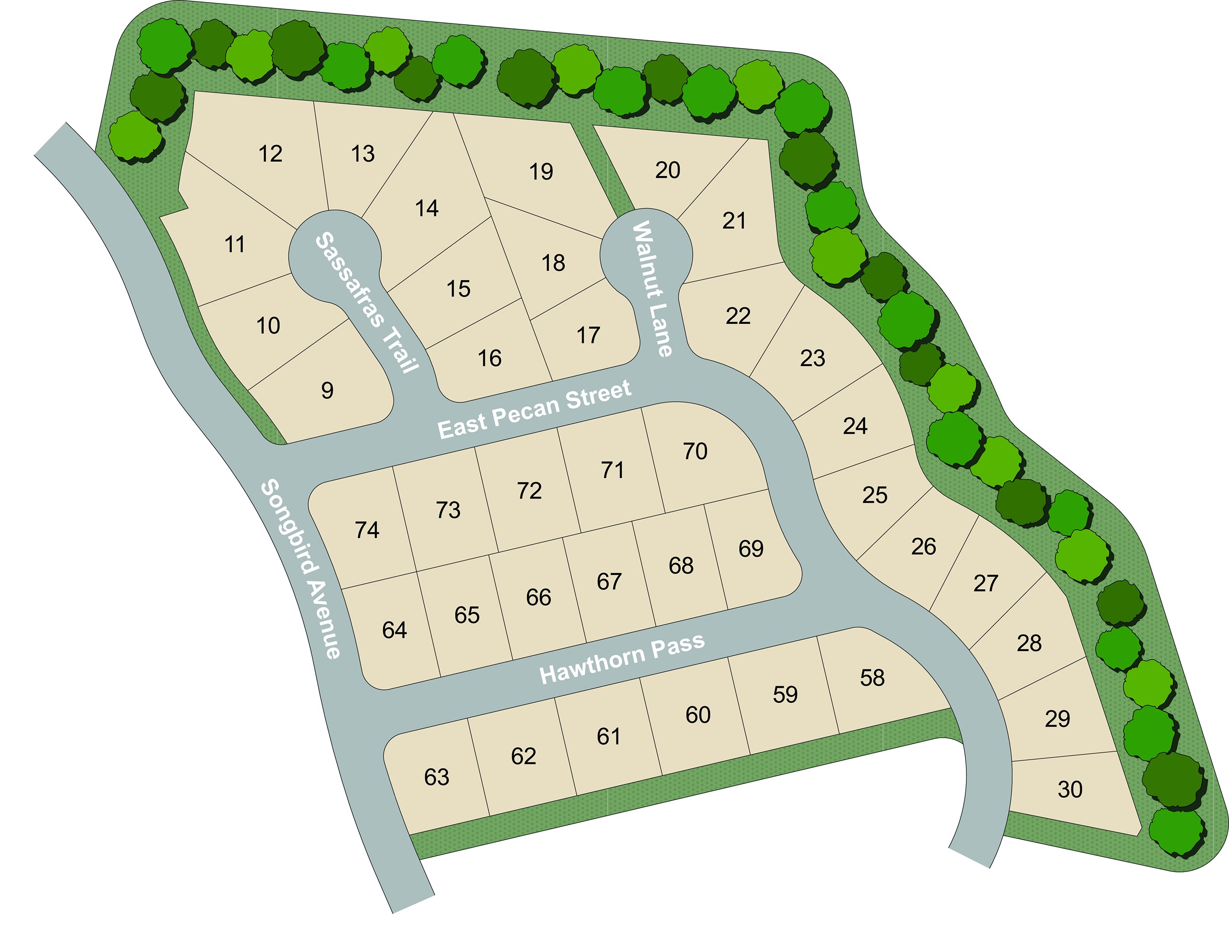 Static Lot Map