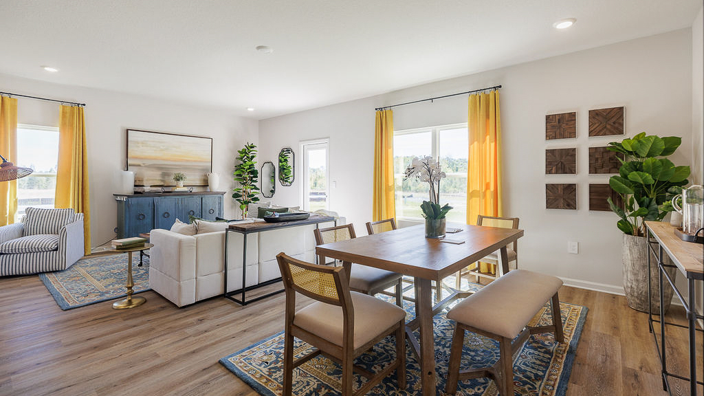 The Belfort is a 4-bedroom, 2.5-bathroom two-story home with over 2200 Sq. Ft