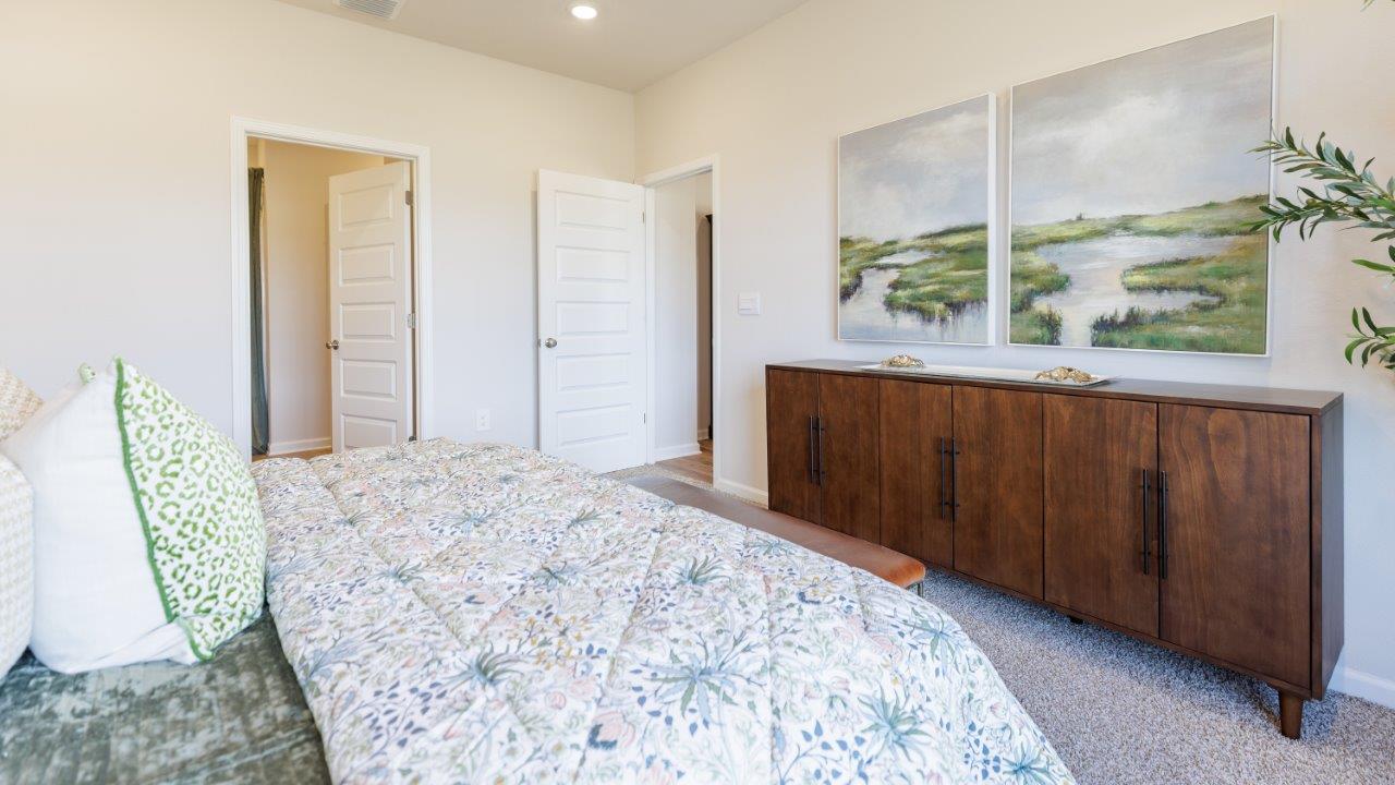 The one-level Beau plan is a spacious, 4-bedroom, 2 bath design in 1,799 square feet