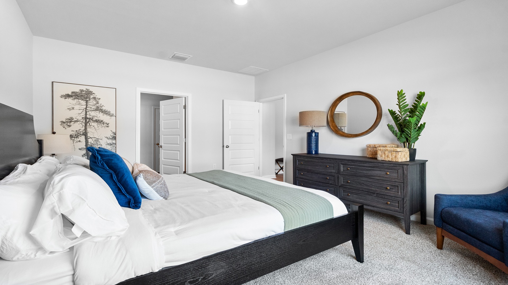 The one-level Beau plan is a spacious, 4-bedroom, 2 bath design in 1,799 square feet