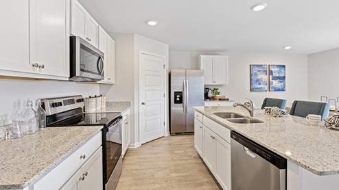 The Cali plan provides an efficient, four-bedroom, two-bath design in 1,774 square feet.