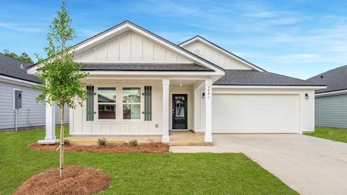 Lakeside exterior white