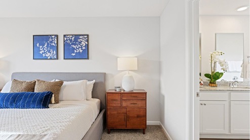 Primary suite in the Cali