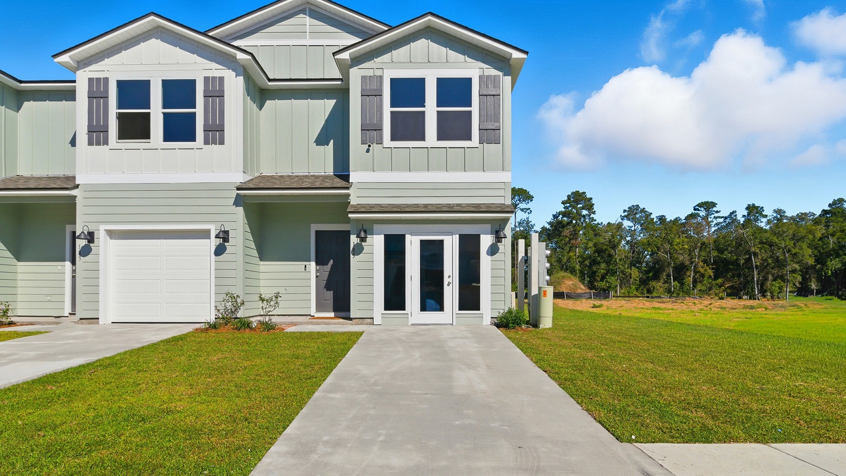 a 3-bedroom, 2 ½-bathroom end-unit townhome