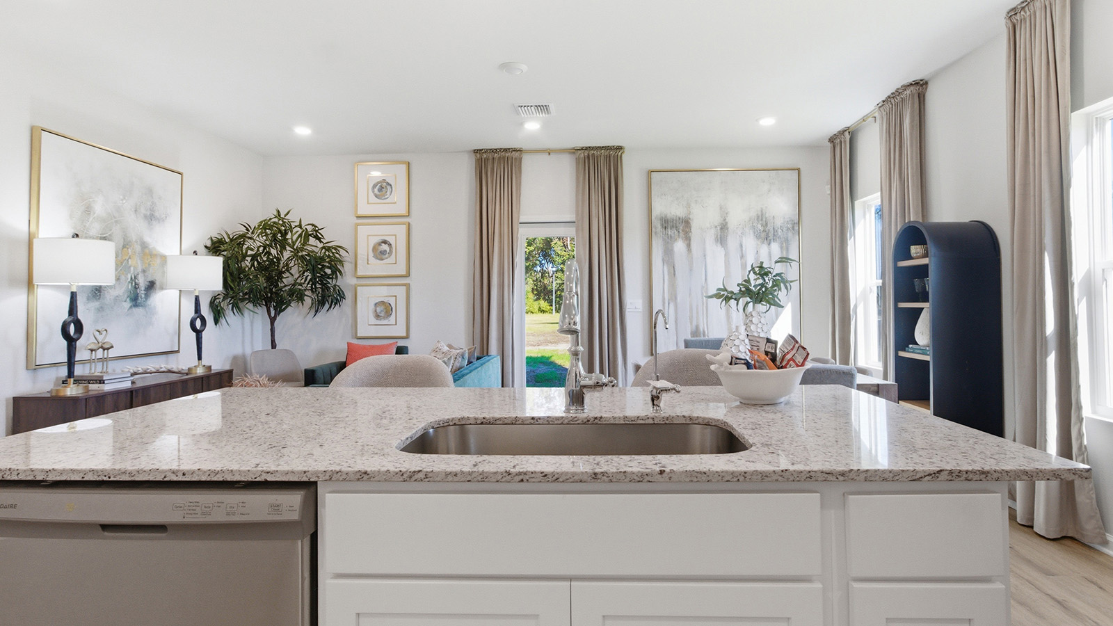 a modern and spacious 3-bedroom 2 ½-bathroom townhome