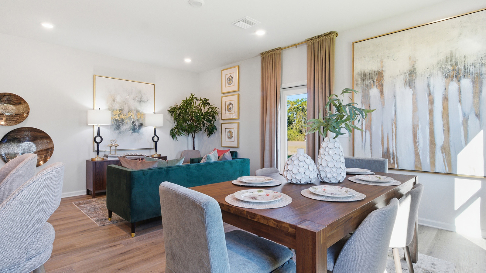 a modern and spacious 3-bedroom 2 ½-bathroom townhome