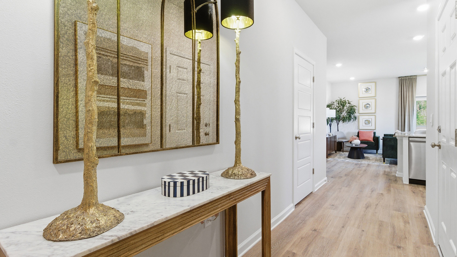 a modern and spacious 3-bedroom 2 ½-bathroom townhome