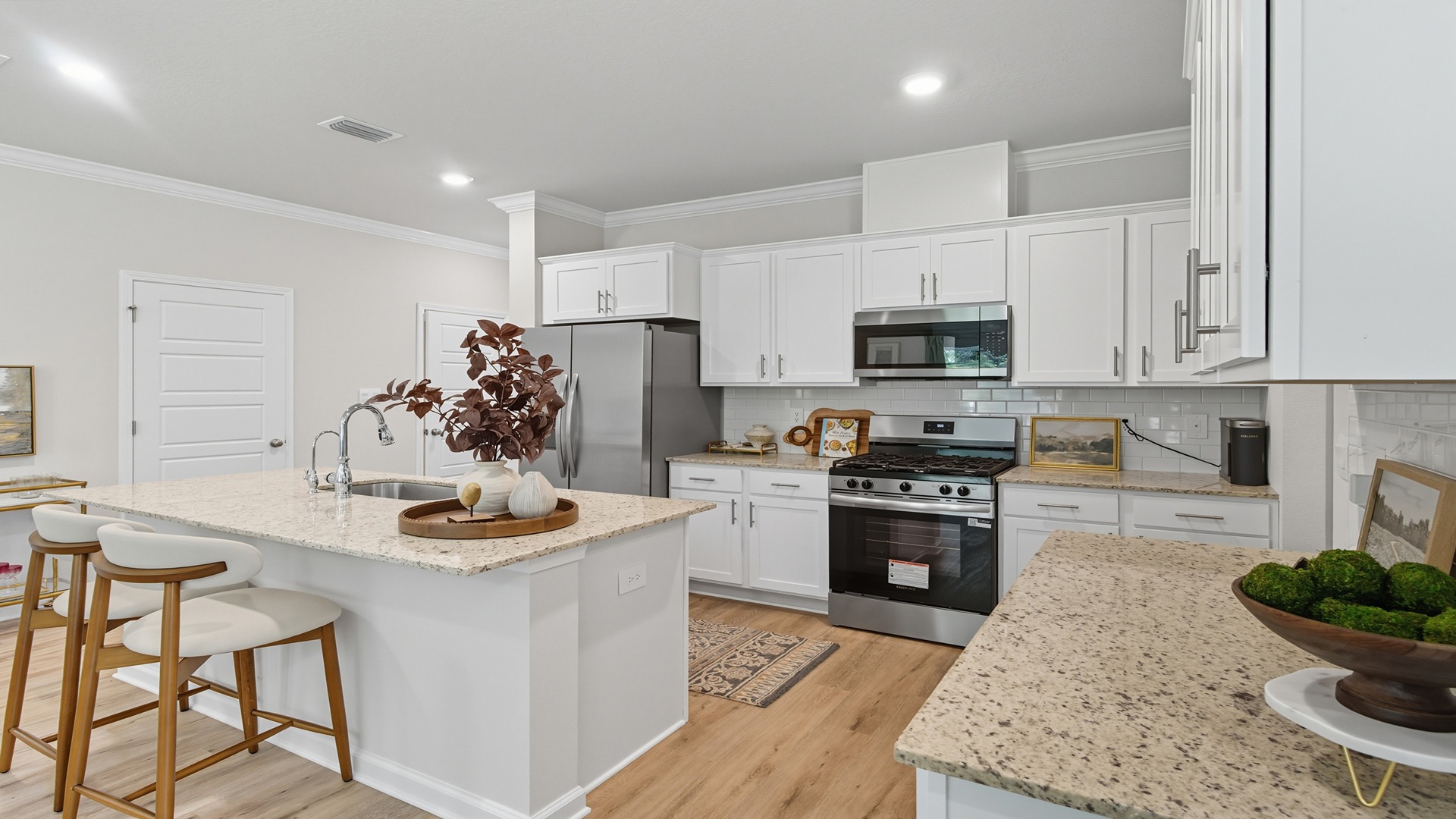 The Belfort is a 4-bedroom, 2.5-bathroom two-story home with over 2200 Sq. Ft.