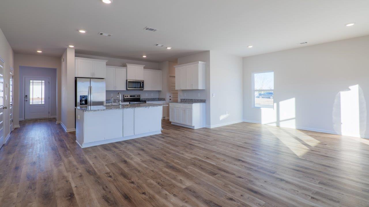 The Belfort is a 4-bedroom, 2.5-bathroom two-story home with over 2200 Sq. Ft