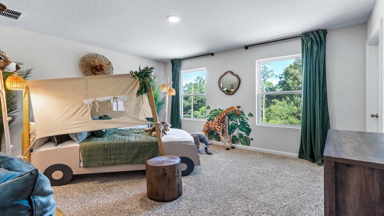 The Belfort is a 4-bedroom, 2.5-bathroom two-story home with over 2200 Sq. Ft