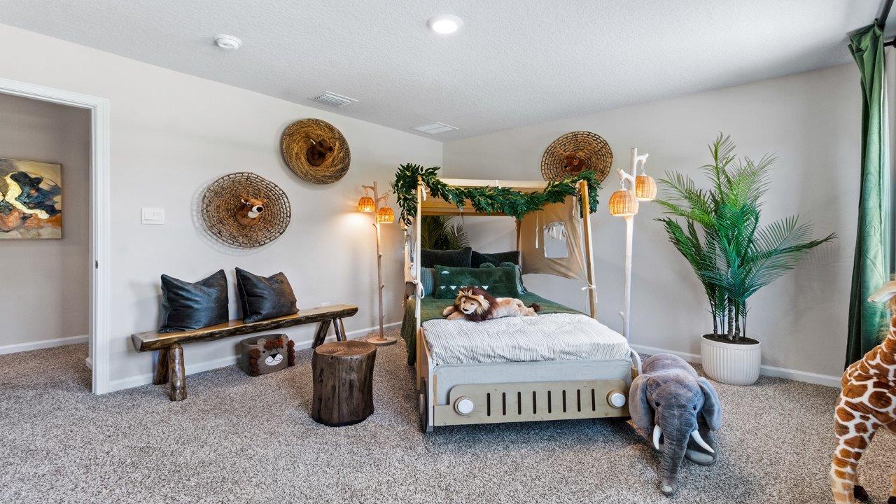 The Belfort is a 4-bedroom, 2.5-bathroom two-story home with over 2200 Sq. Ft