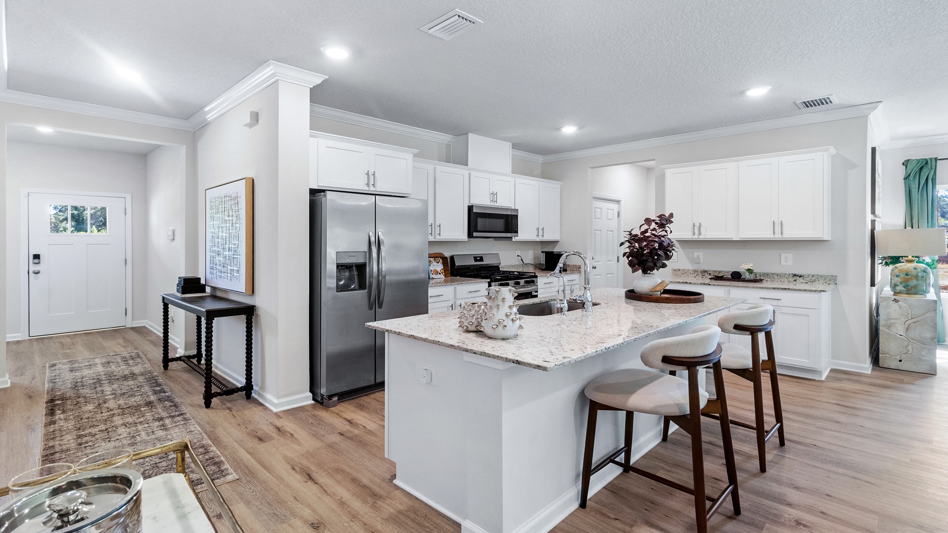 a 4-bedroom, 2.5-bathroom two-story home with over 2200 Sq. Ft.