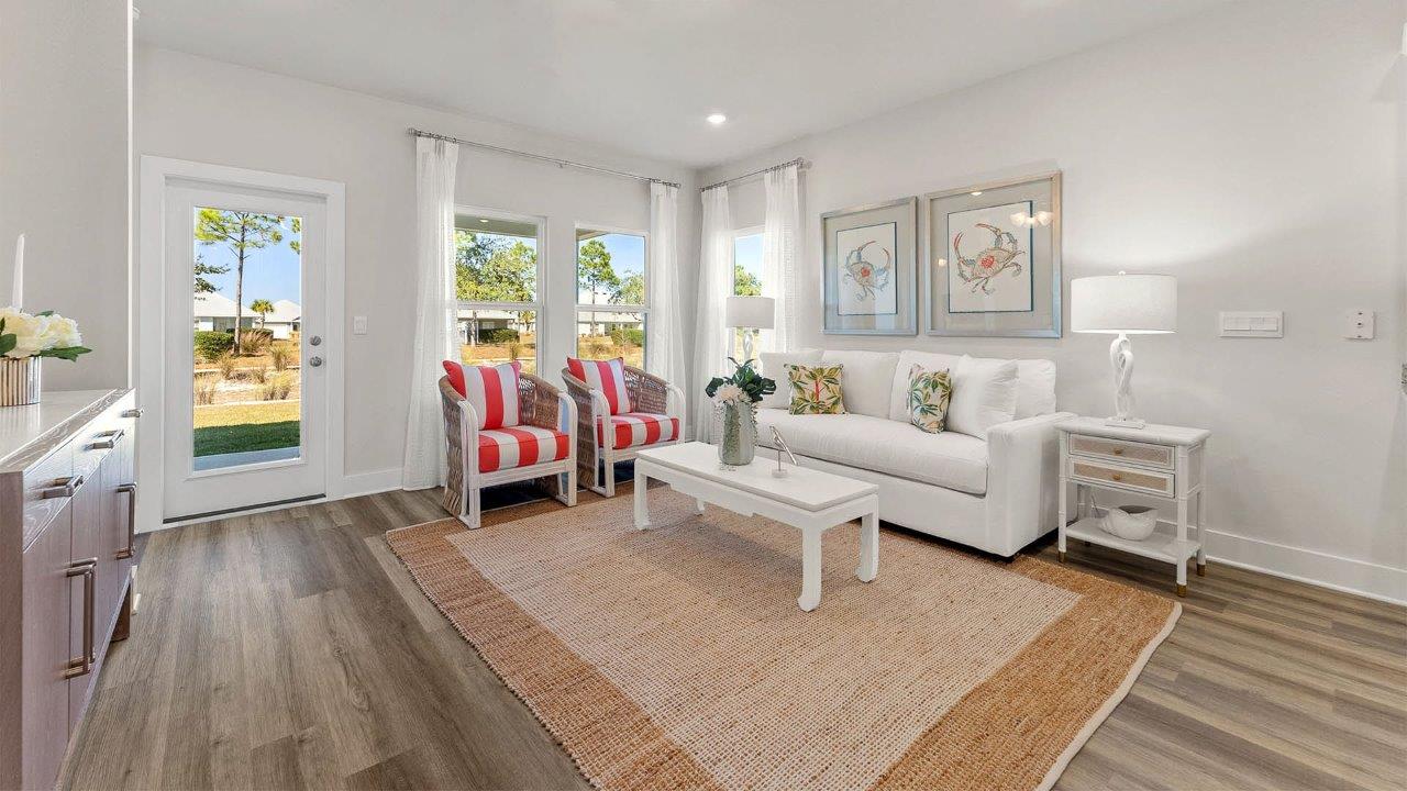 The Alabaster features 4 bedrooms, 3.5 baths within 2,245 sq feet