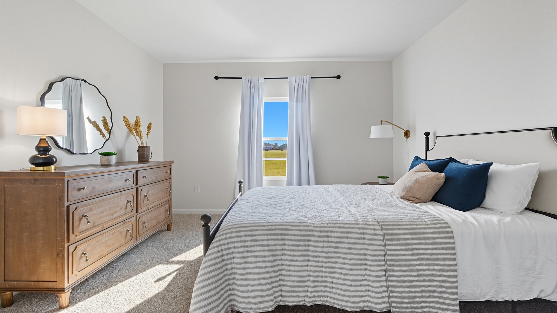 The one-level Beau plan is a spacious, 4-bedroom, 2 bath design in 1,799 square feet