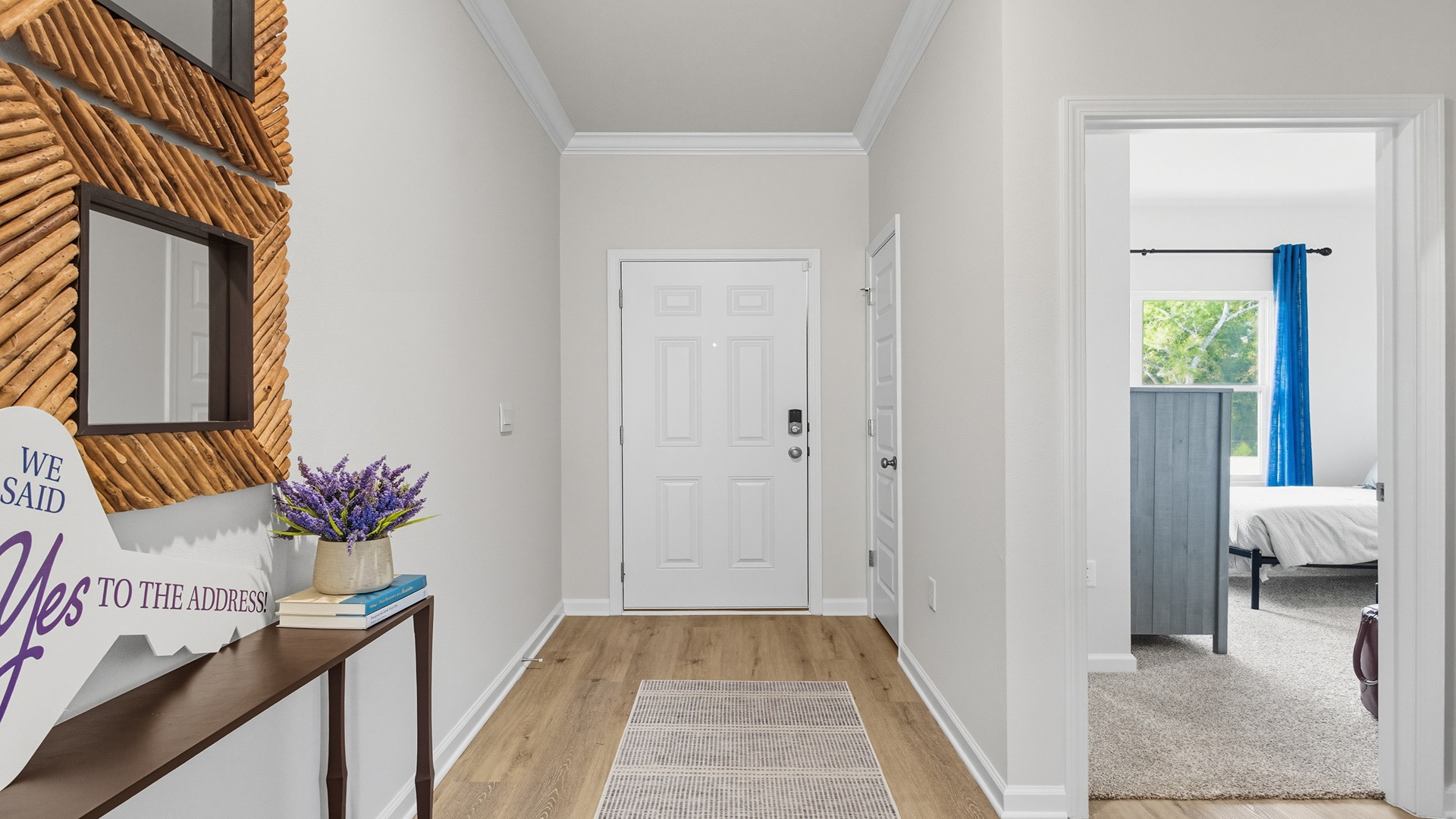 The one-level Beau plan is a spacious, 4-bedroom, 2 bath design in 1,799 square feet