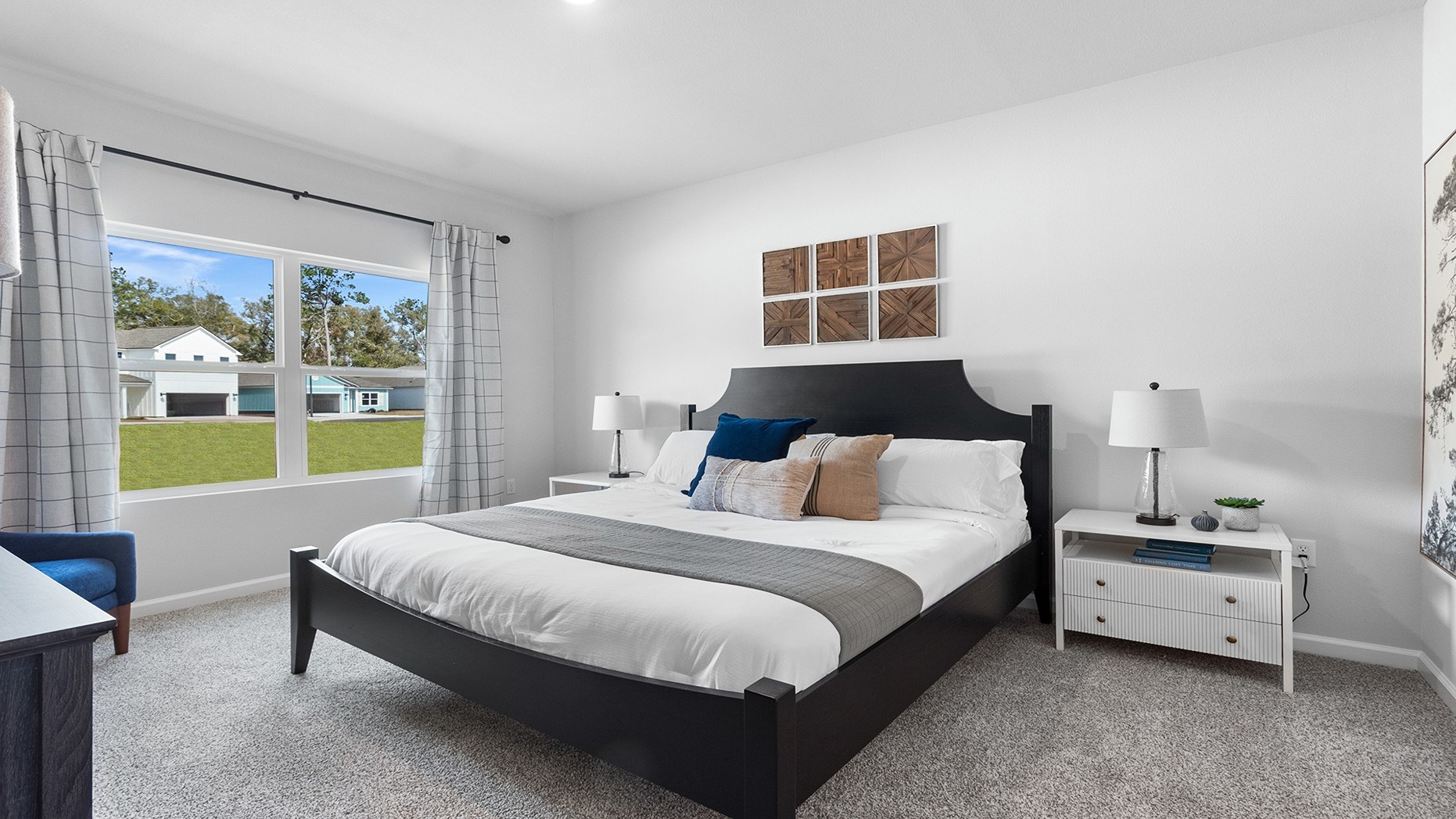 The one-level Beau plan is a spacious, 4-bedroom, 2 bath design in 1,799 square feet