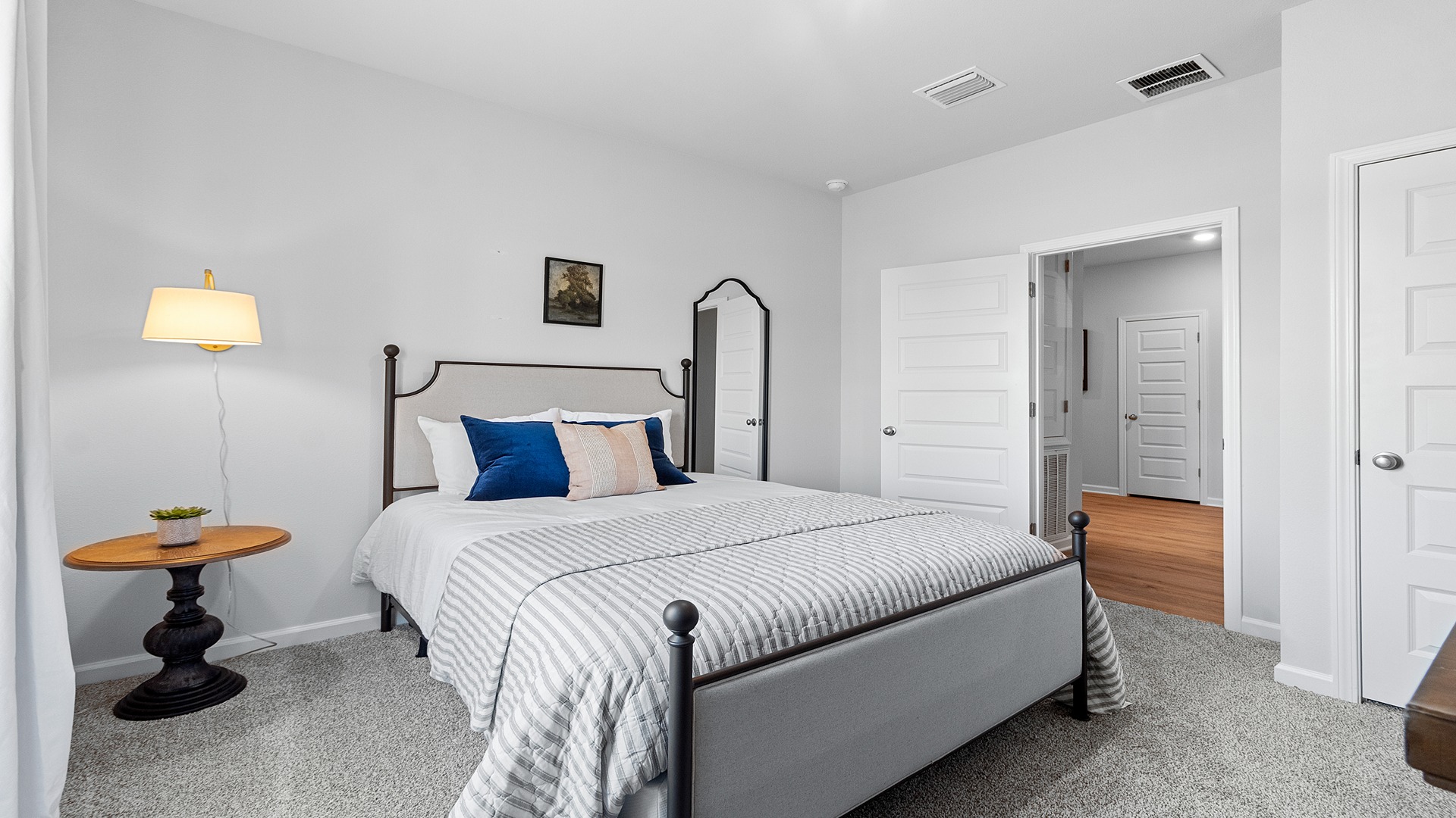 The one-level Beau plan is a spacious, 4-bedroom, 2 bath design in 1,799 square feet