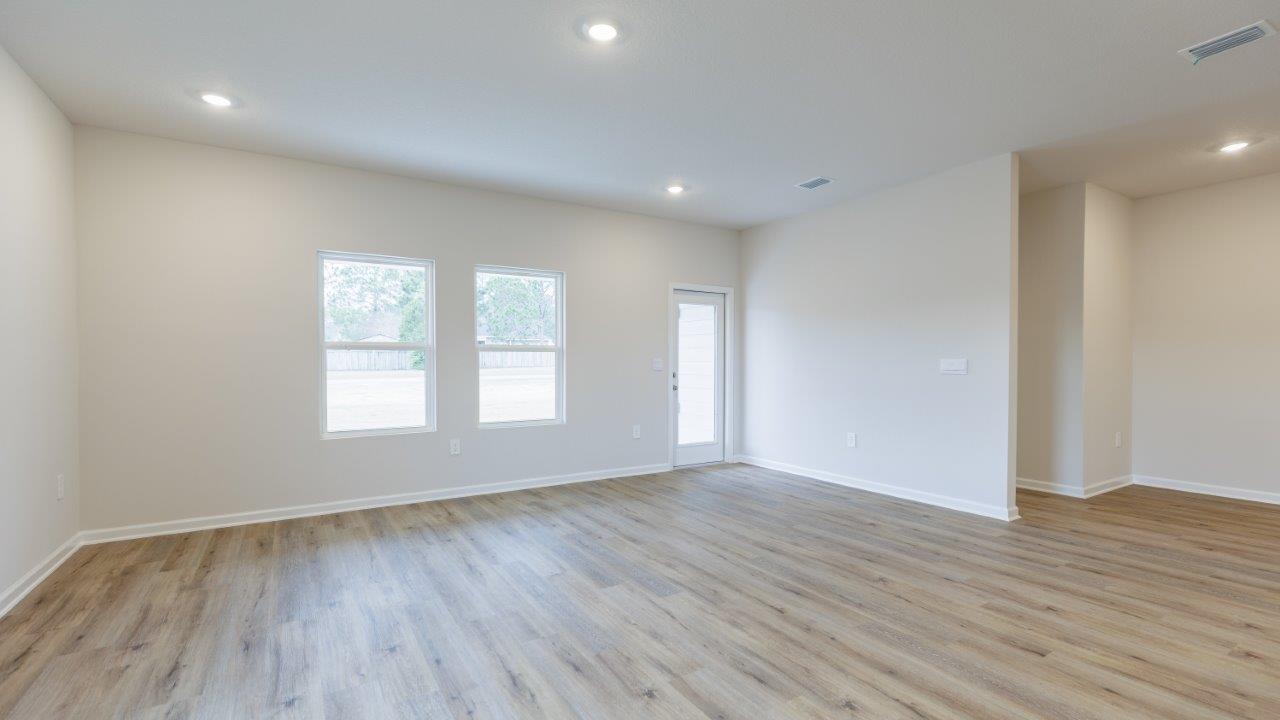 The Ozark floorplan features 4 bedrooms, 3 bathrooms, and approximately 2,458 square feet