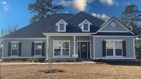 The McKenzie plan is a beautifully designed 3113 sq. ft., 5 bed, 3 bath home located in Fallschase.