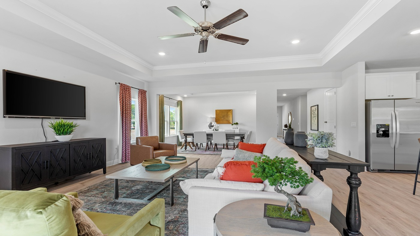 The Camden is a 4-bedroom, 3.5-bathroom home with a study