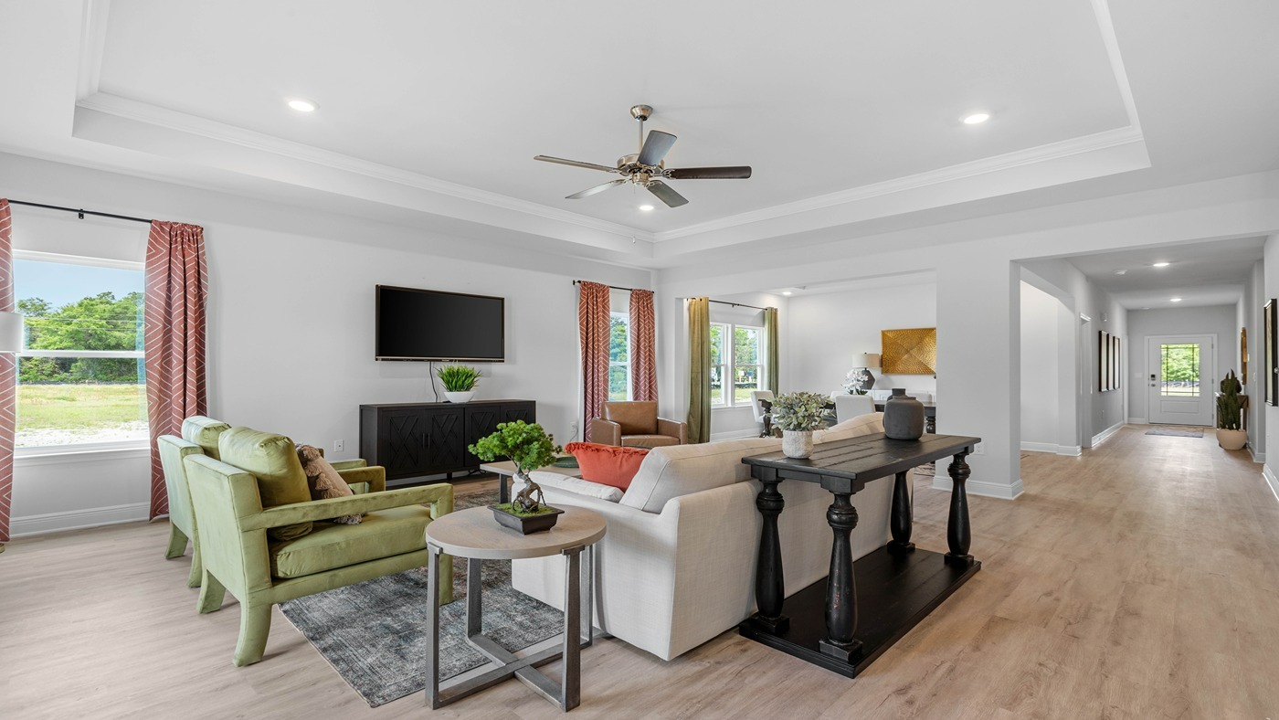The Camden is a 4-bedroom, 3.5-bathroom home with a study