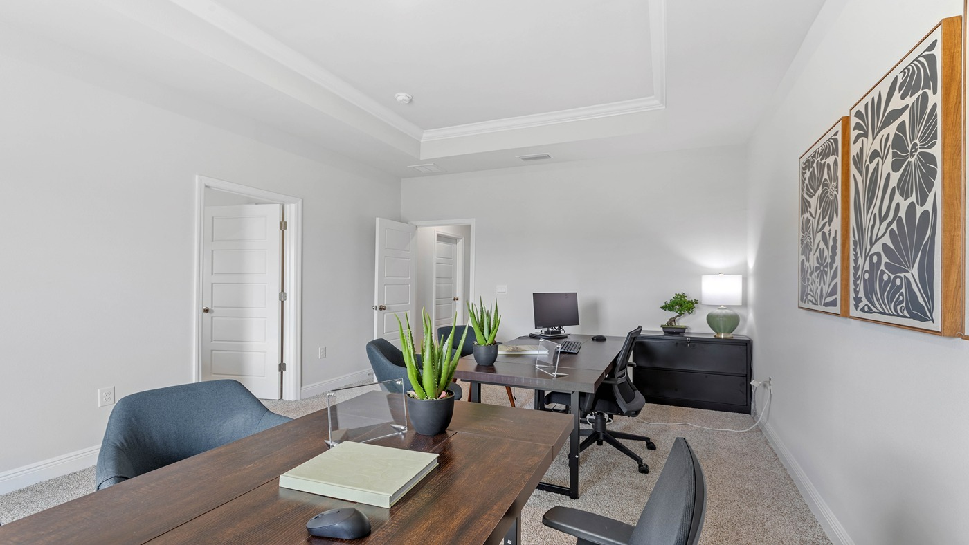 The Camden is a 4-bedroom, 3.5-bathroom home with a study