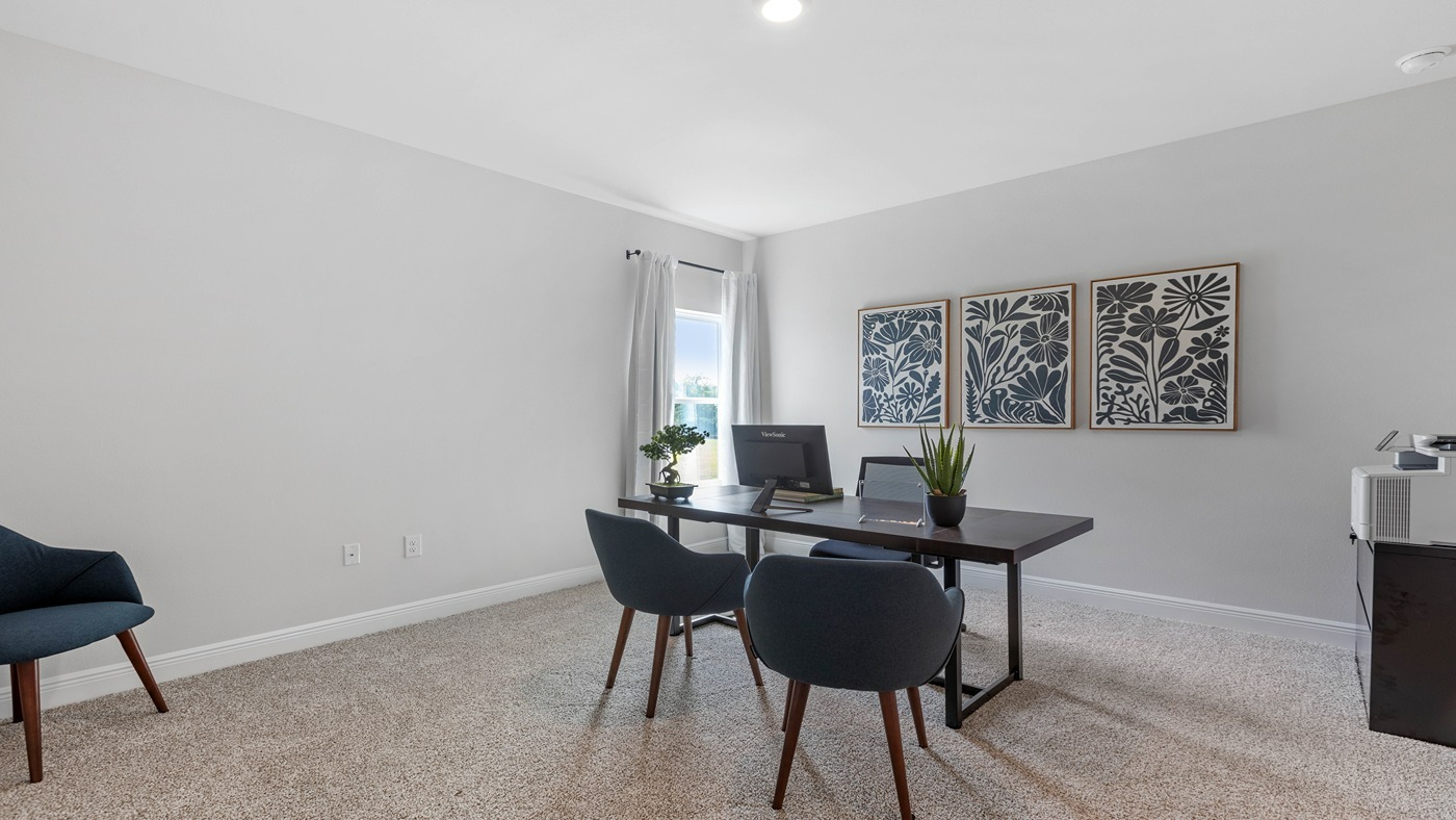 The Camden is a 4-bedroom, 3.5-bathroom home with a study