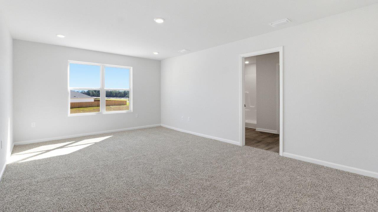 a two-story home with 5 bedrooms, 3 bathrooms, and a two-car garage