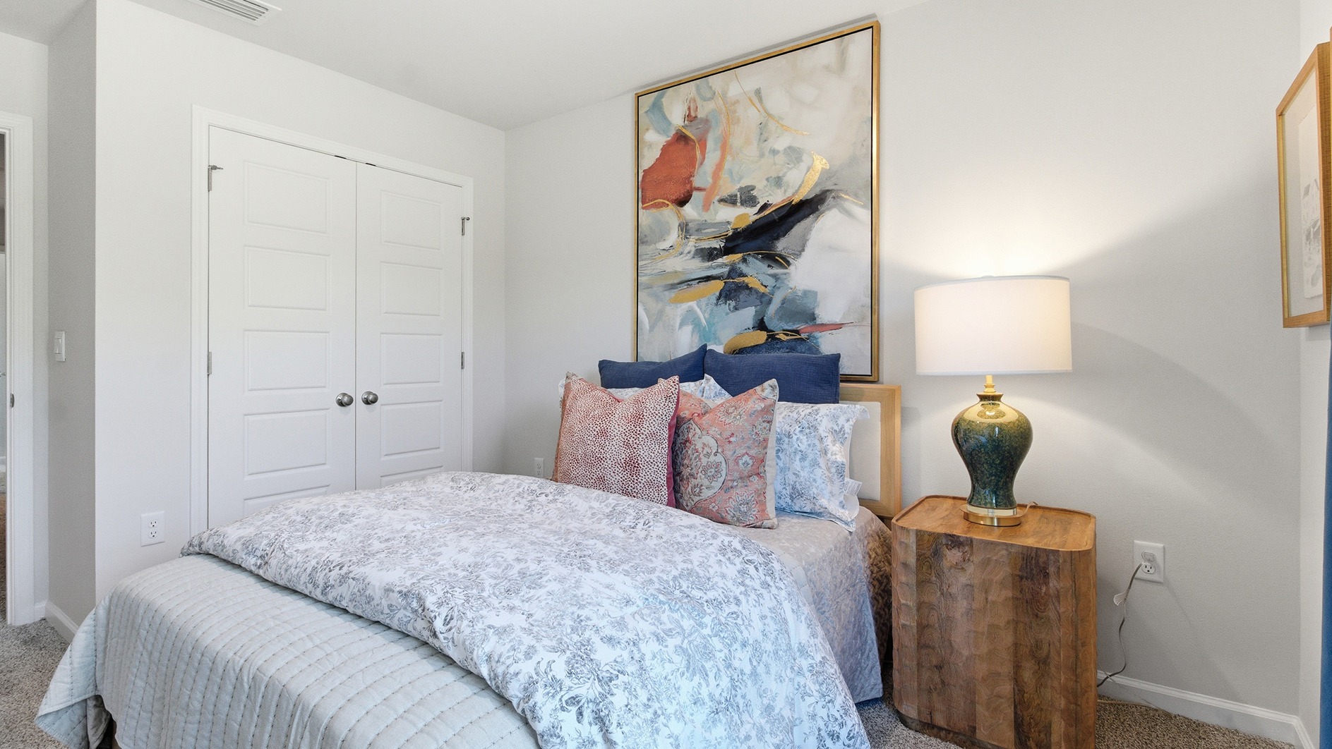 This modern and spacious floorplan features a 3-bedroom, 2 ½-bathroom end-unit townhome