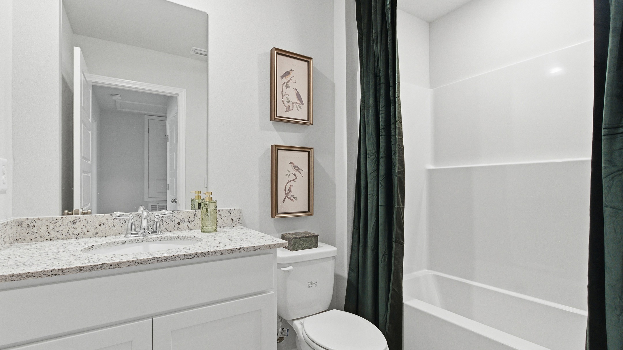 This modern and spacious floorplan features a 3-bedroom, 2 ½-bathroom end-unit townhome