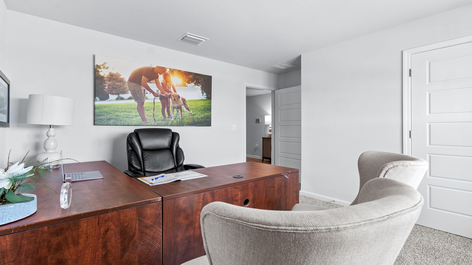 The one-level Cali plan provides an efficient, 4-bedroom, 2 bath design in 1,799 square feet