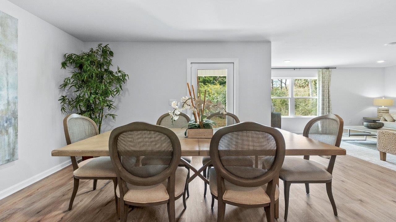 The one-level Cali plan provides an efficient, 4-bedroom, 2 bath design in 1,799 square feet