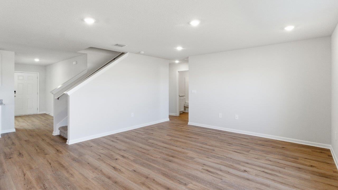 The Hayden is a five bedroom and three-bathroom home, with an open-concept floorplan