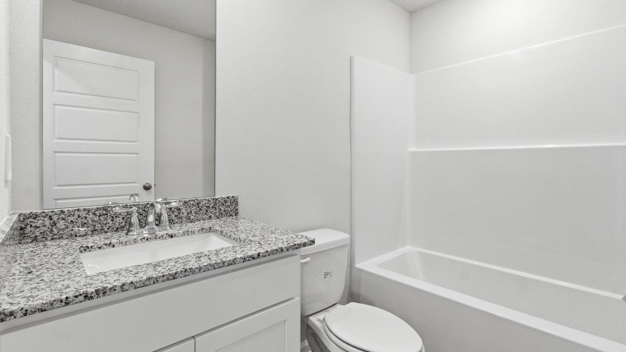 The Hayden is a five bedroom and three-bathroom home, with an open-concept floorplan