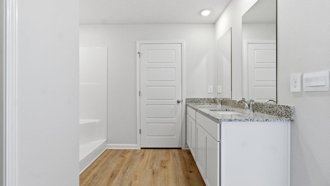 The Hayden is a five bedroom and three-bathroom home, with an open-concept floorplan