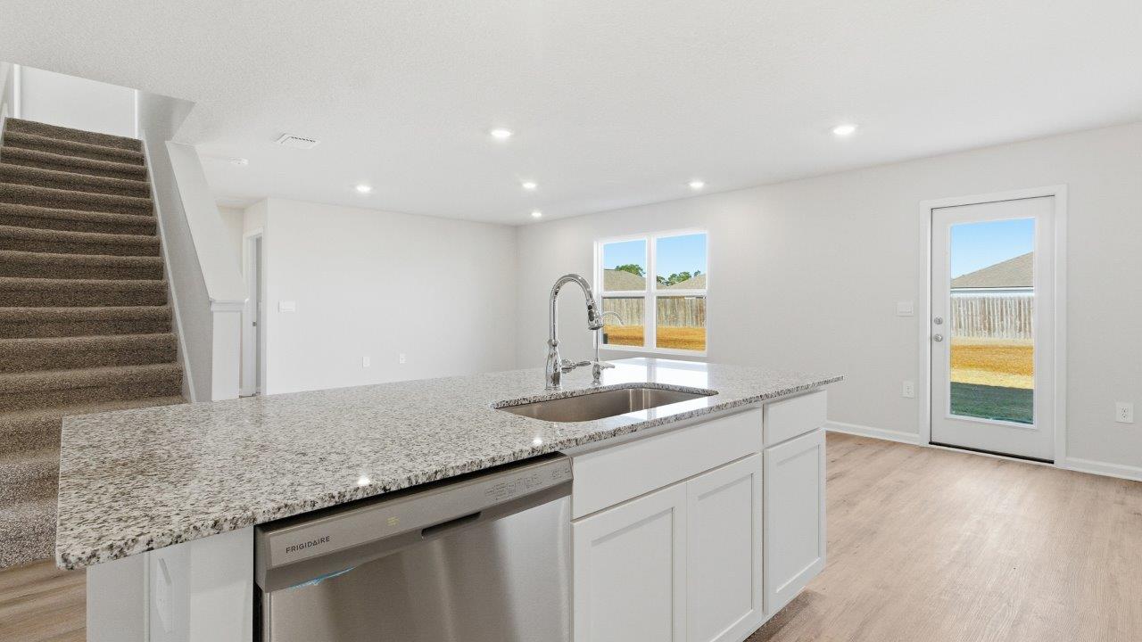 The Hayden is a five bedroom and three-bathroom home, with an open-concept floorplan