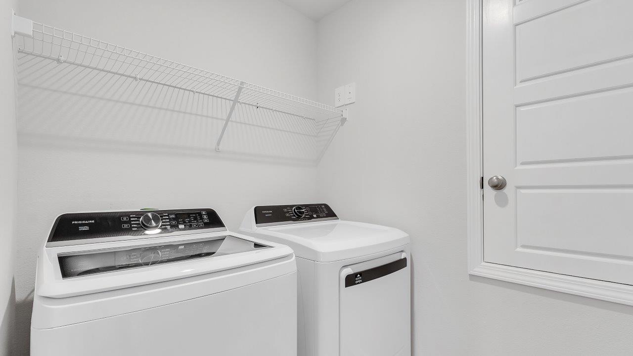 The spacious Lakeside plan offers 5 bedrooms and 3 bathrooms in 2,043 square feet